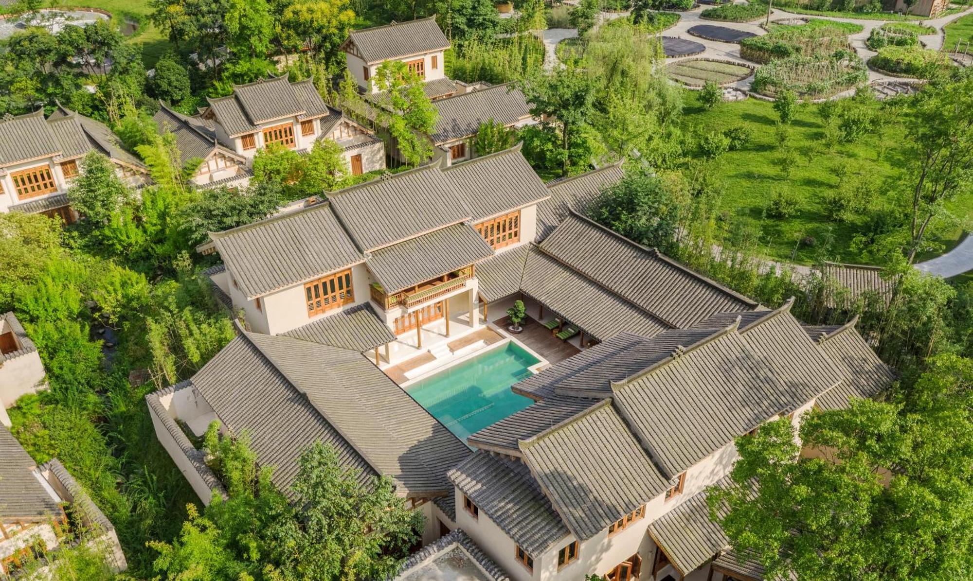 Six Senses Qing Cheng Mountain Hotel Chengdu Exterior photo