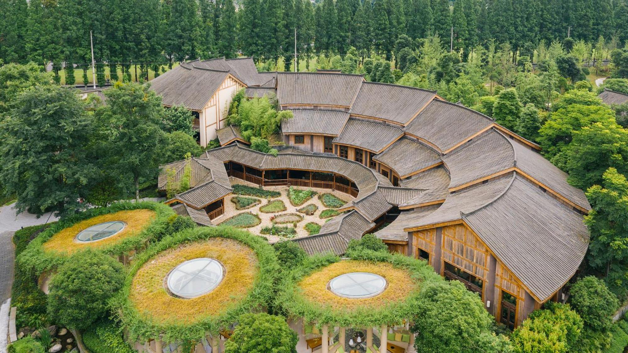 Six Senses Qing Cheng Mountain Hotel Chengdu Exterior photo