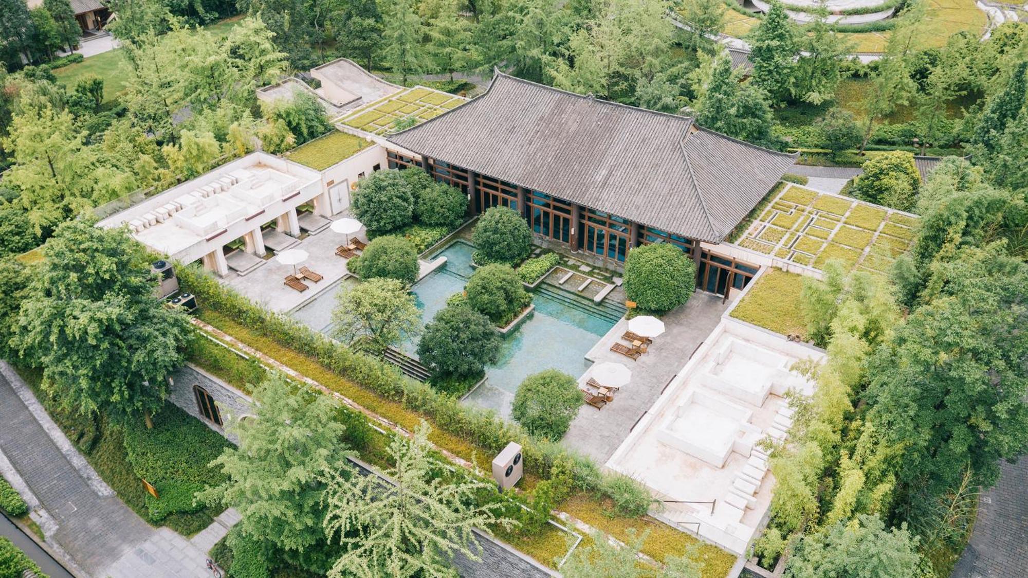 Six Senses Qing Cheng Mountain Hotel Chengdu Exterior photo